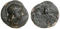 brąz ok. 133-27 pne, Aw: Głowa Ateny w hełmie at