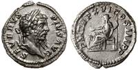 denar 208, Rzym, Aw: Głowa cesarza w wieńcu laur