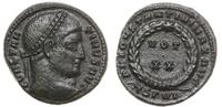 follis 320–321, Tessaloniki, Aw: Głowa cesarza w