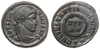 follis 322-325, Ticinum, Aw: Głowa cesarza w pra