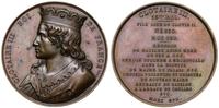 medal z serii władcy Francji - Chlotar III 1840,