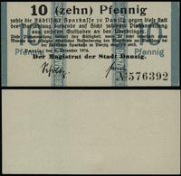 10 fenigów 9.12.1916, numeracja 576392, z suchym