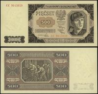 500 złotych 1.07.1948, seria CC, numeracja 96430