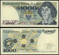 1.000 złotych 1.06.1982, seria GW, numeracja 118