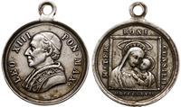 medalik pamiątkowy 1867, Popiersie papieża w lew