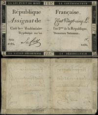 Francja, asygnata na 125 liwrów, 28.9.1793
