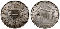 szyling 1924, Wiedeń, srebro próby "800", piękni