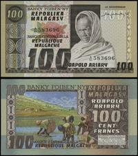 100 franków = 20 ariary  1974–1975, seria A/61, 