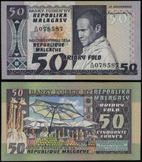 50 franków = 10 ariary 1974–1975, seria A/29, nu