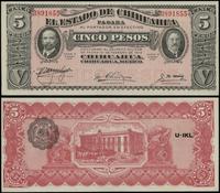 5 pesos styczeń 1915, numeracja 3891855, lewe ro