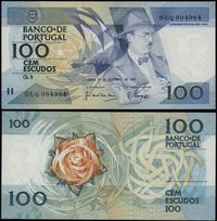 100 escudos 24.11.1988, seria DLQ, numeracja 004