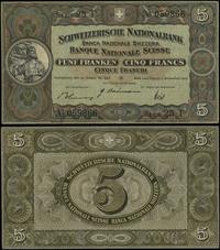 5 franków 4.12.1942, seria 25 T, numeracja 05986