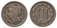 3 centy 1868, Filadelfia, nikiel