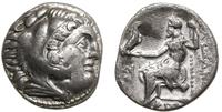drachma ok. 310–301 pne, Teos, Aw: Głowa Herakle