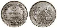 25 penniä 1917, Helsinki, piękna moneta, Bitikin