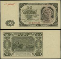50 złotych 1.07.1948, seria CC, numeracja 612649