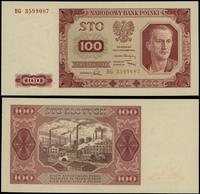 100 złotych 1.07.1948, seria BG, numeracja 35990