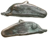 brąz w kształcie delfina VI–V w. pne, brąz, 26.1