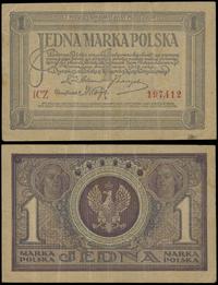 1 marka polska 17.05.1919, seria ICZ, numeracja 