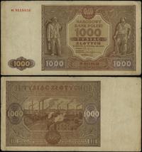 1.000 złotych 15.01.1946, seria M, numeracja 981