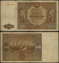 1.000 złotych 15.01.1946, seria L, numeracja 250