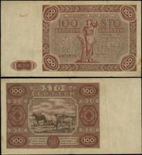 100 złotych 15.07.1947, seria F, numeracja 69719