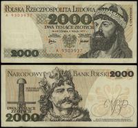 2.000 złotych 1.05.1977, seria A, numeracja 9303
