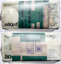 Polska, paczka banknotów 1.000 x 50 złotych, 1.12.1988