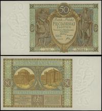 50 złotych 1.09.1929, seria DX, numeracja 762508