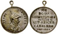 Niemcy, medal na 80-lecie urodzin Ottona von Bismarcka, 1895