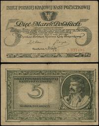 5 marek polskich 17.05.1919, seria J, numeracja 