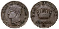 1 centesimo 1813 M, Mediolan, Pagani 92, KM C1