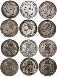Hiszpania, zestaw 25 x 5 peset