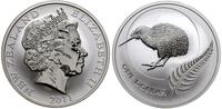 1 dolar 2011, Kiwi, srebro próby '999', 31.28 g,