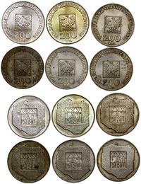 Polska, zestaw 9 x 200 złotych, 1974
