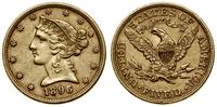 Stany Zjednoczone Ameryki (USA), 5 dolarów, 1896