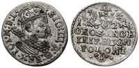 trojak 1623, Kraków, ładna moneta z pięknym blas