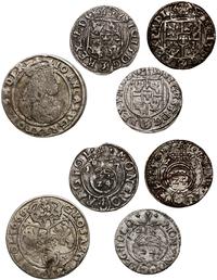 zestaw 4 monet, 2 x półtorak (1617, 1625), falsy