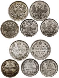 lot 5 monet, Petersburg, 15 kopiejek 1890 (Aleks