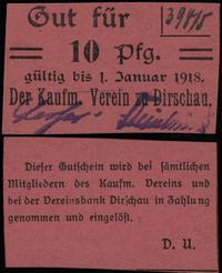 Prusy Zachodnie, 10 fenigów, ważne do 1.01.1918