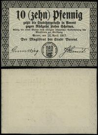 10 fenigów 15.04.1917, bez oznaczenia serii i nu