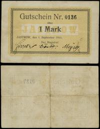 1 marka 1.09.1914, numeracja 0136, złamane w pio