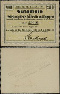 Prusy Zachodnie, 2 marki, ważne od 8.08.1914 do 31.12.1914