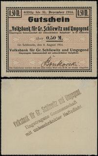 Prusy Zachodnie, 0.50 marki, ważne od 8.08.1914 do 31.12.1914