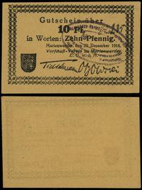 Prusy Zachodnie, 10 fenigów, 20.12.1916