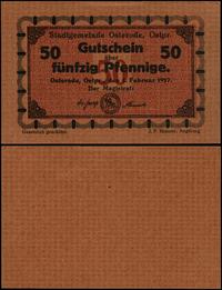 50 fenigów 1.02.1917, bez oznaczenia serii i num
