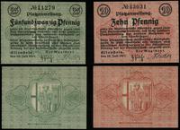 zestaw: 10 i 25 fenigów 15.07.1917, numeracje 43