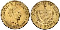 2 peso 1916, Filadelfia, złoto, 3.33 g