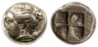 hekte ok. 387-326 pne, Aw: Głowa Artemis w lewo,