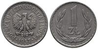 1 złoty 1957, Warszawa, rzadkie, Parchimowicz 21